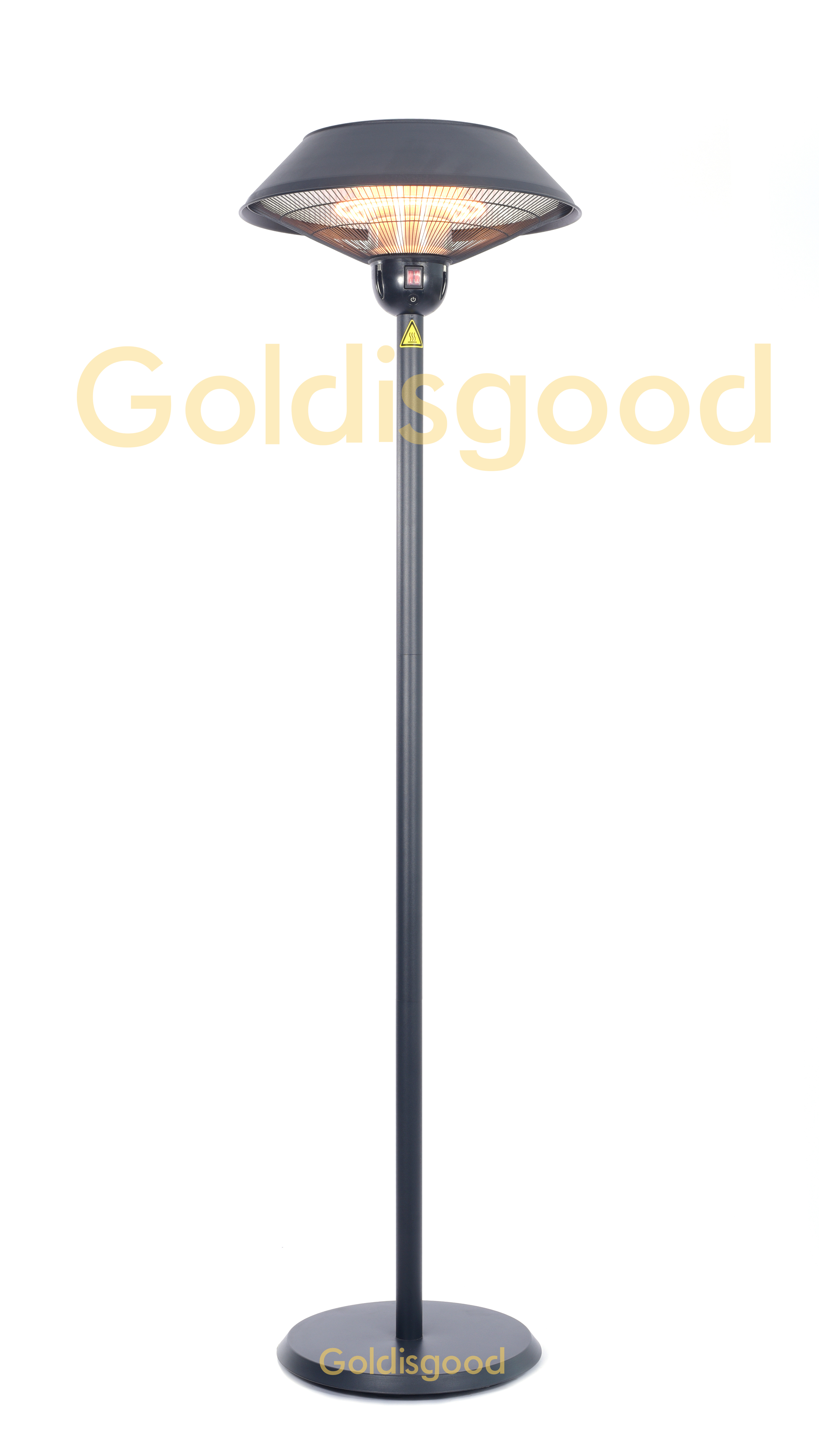 Wall mounted patio heater