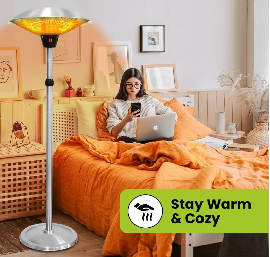 Waterproof infrared table heater