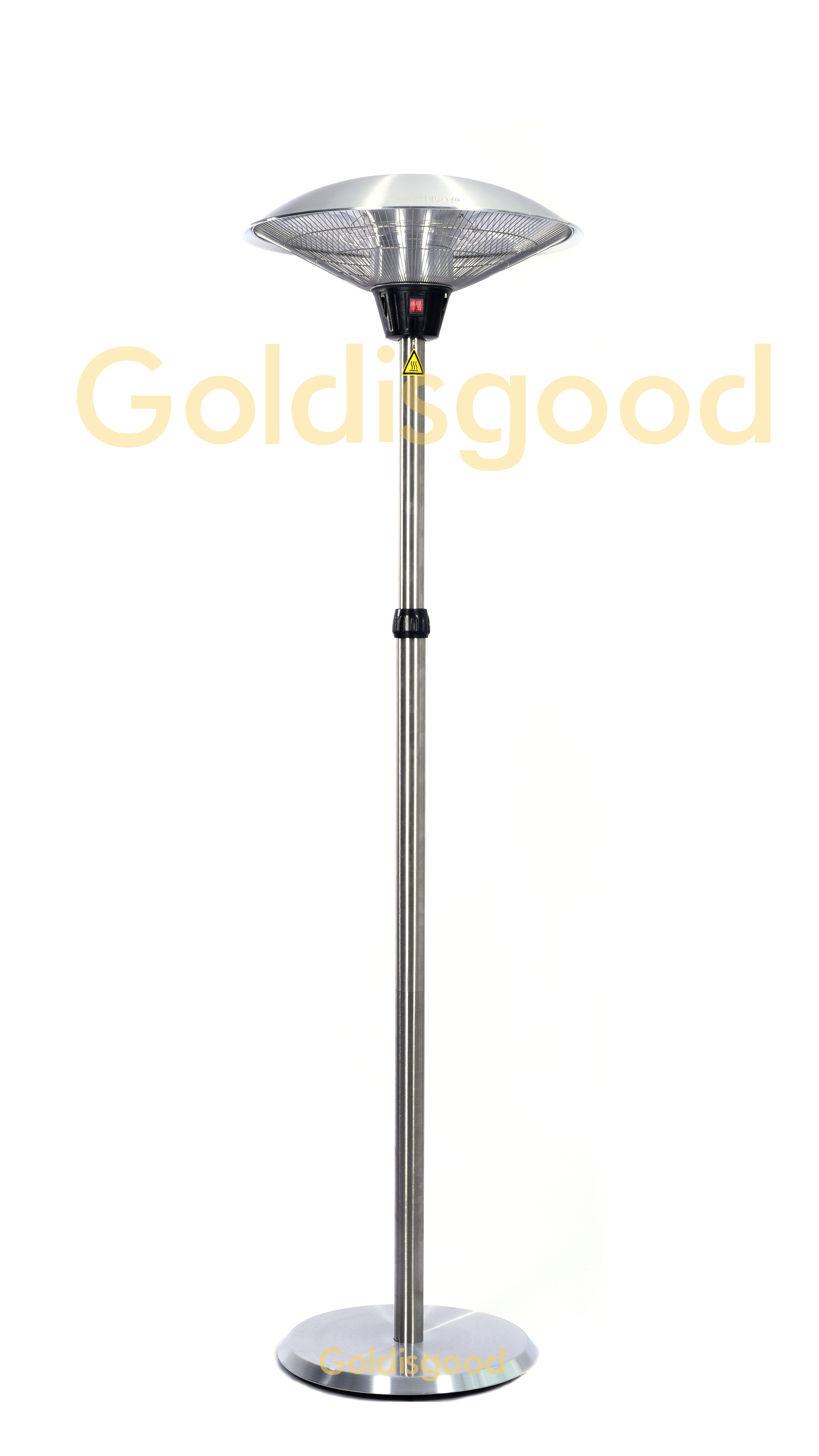 Distance between patio heater and ceiling
